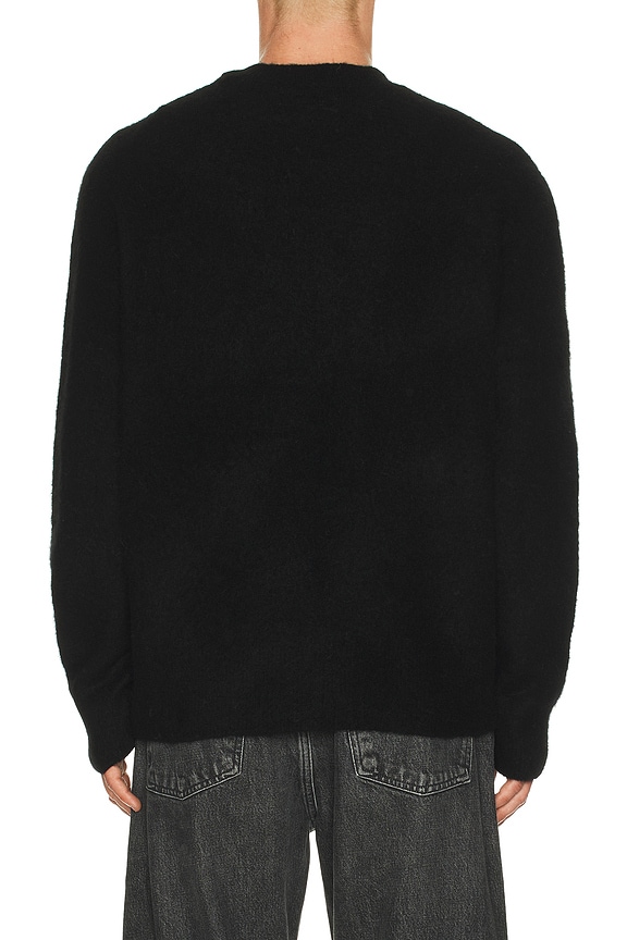 view 2 of 4 Ridges Crew Neck Sweater in Black & Ecru White