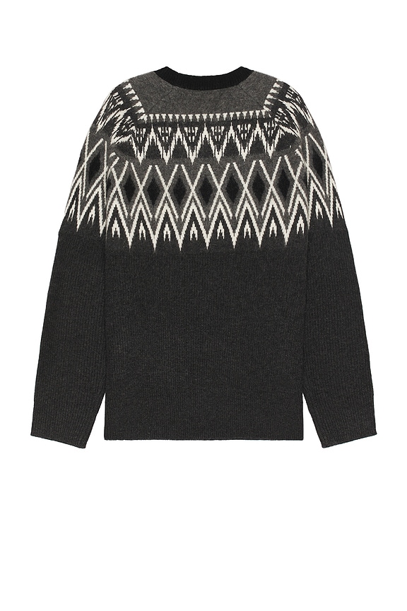 view 2 of 3 СВИТЕР in Black & Charcoal