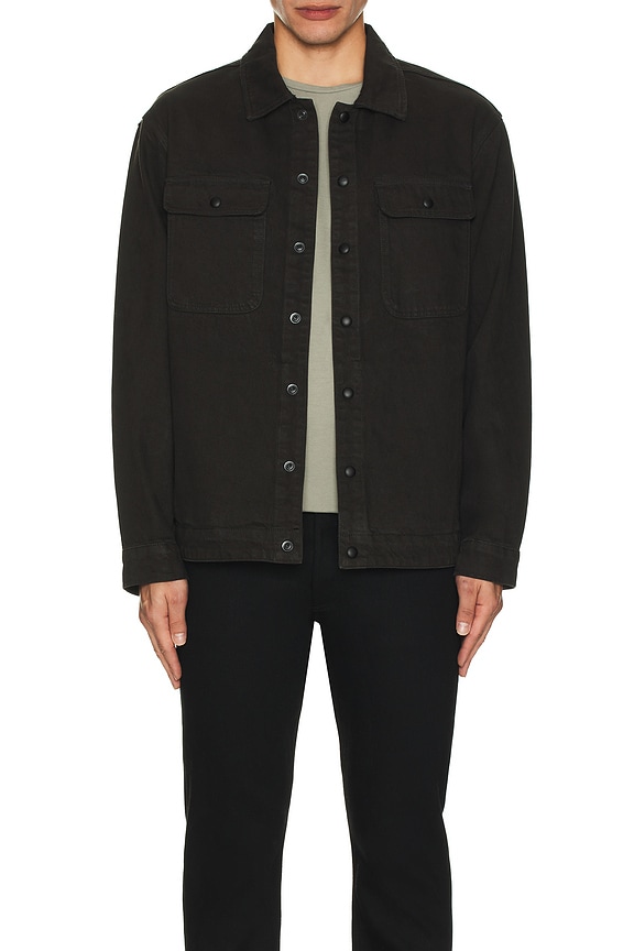 view 3 of 3 Carlton Jacket in Washed Black