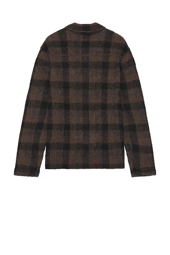 view 2 of 3 ASH CARDIGAN in Brown & Black