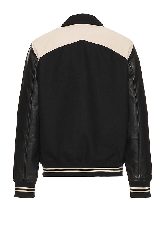 view 2 of 3 BLOUSON BOMBER PENDLETON in Black & Ecru White