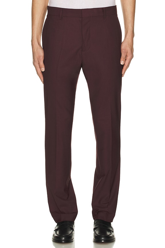 view 3 of 4 PANTALÓN CON TRABILLAS LISLE in Port Purple
