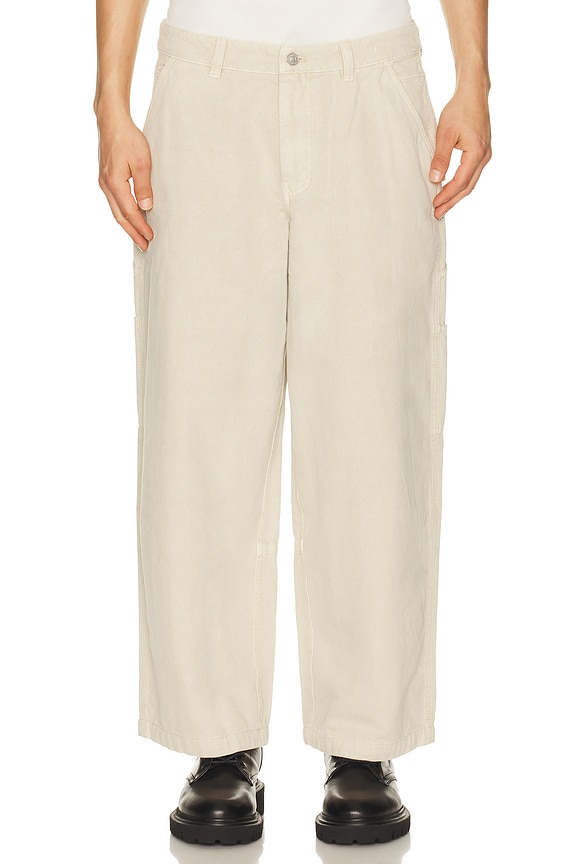view 1 of 6 PANTALON JACKSON in Pebble White
