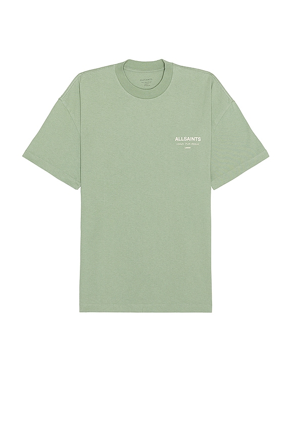 view 2 of 3 Underground Short Sleeve Crew in Natural Green