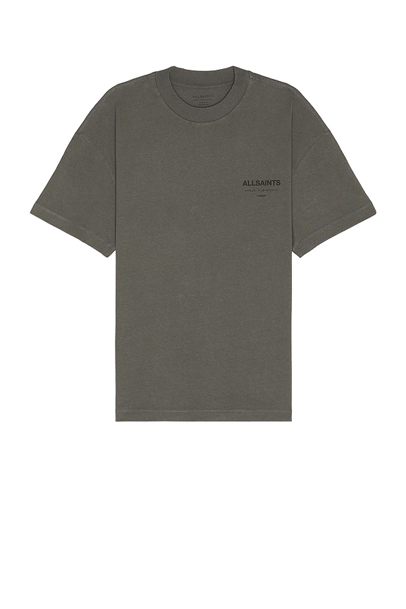view 2 of 3 Underground Short Sleeve Crew in Pipe Grey