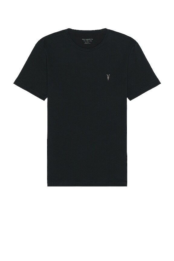 view 2 of 5 Brace 3 Pack Tee in White, Black & Sap Green