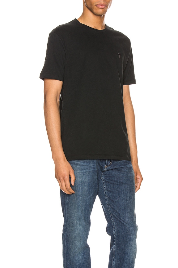 view 2 of 5 Brace Tonic Crew Tee in Jet Black