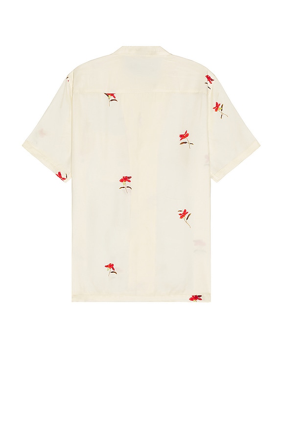 view 2 of 3 Eivissa Short Sleeve Shirt in Ecru