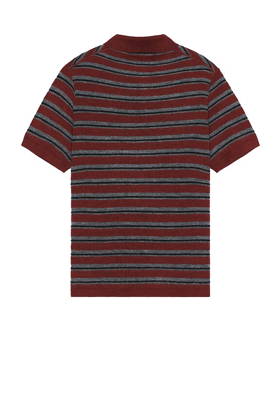 view 2 of 3 Stafford Polo in Coper Ml, Gy Ml & Black