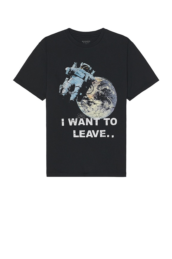 view 1 of 3 Transcend Tee in Washed Black