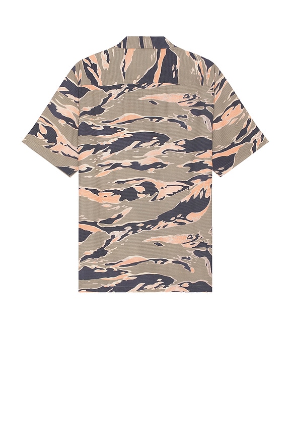 view 2 of 4 CHEMISE SOLAR CAMO in Herb Green