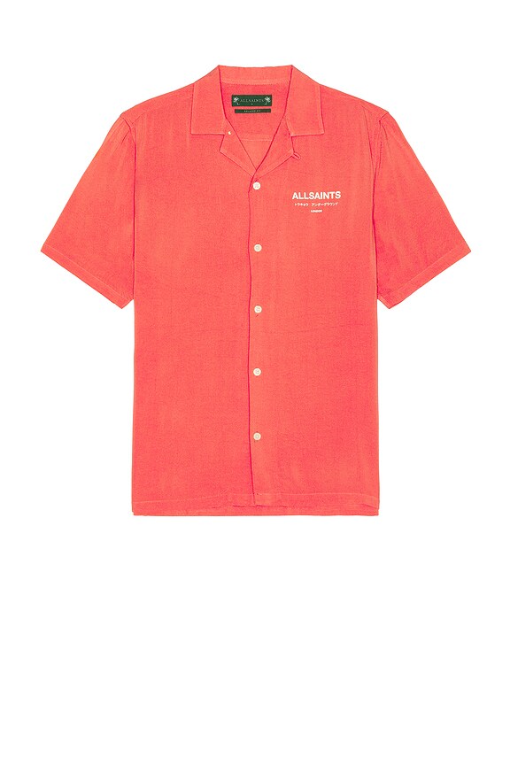 view 2 of 3 Underground Short Sleeve Shirt in Hot Pink