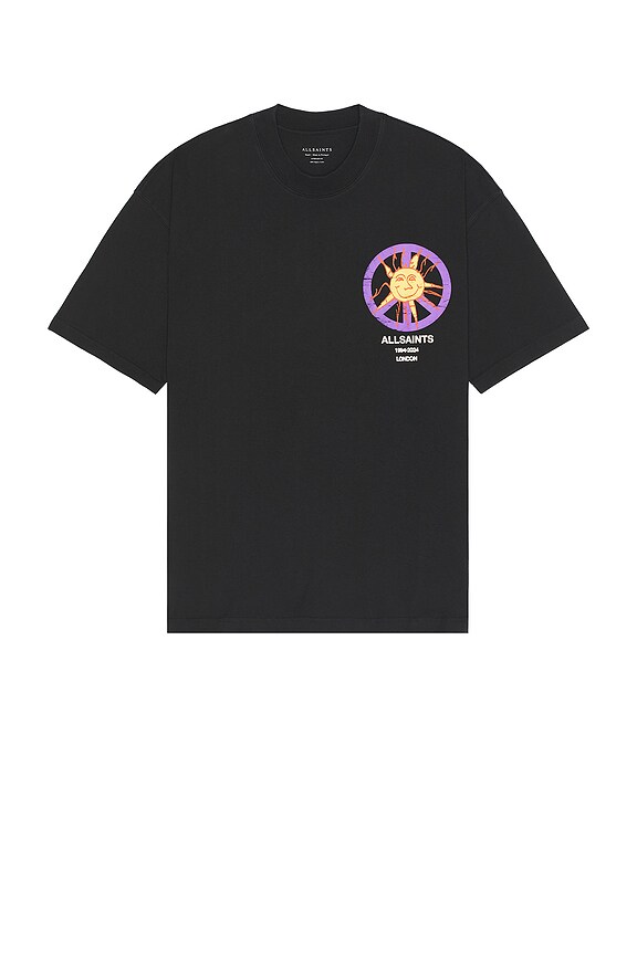 view 2 of 3 Orbs Tee in Washed Black