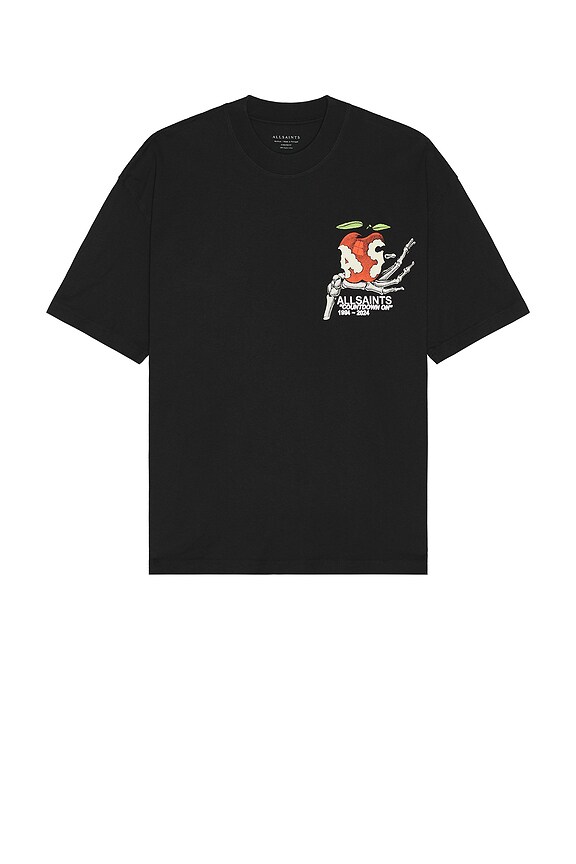 view 2 of 3 Tempter Short Sleeve Tee in Washed Black