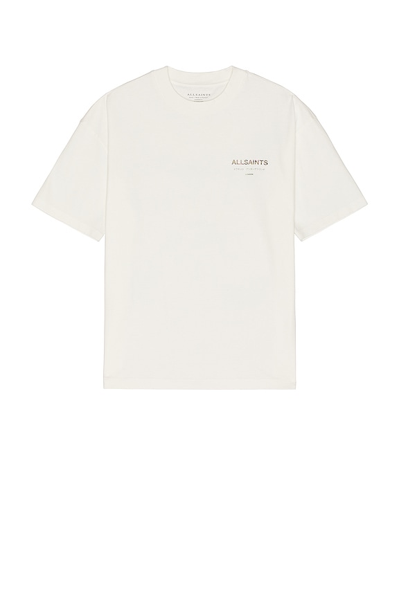 view 2 of 3 Underground Camo Short Sleeve Tee in Ashen White