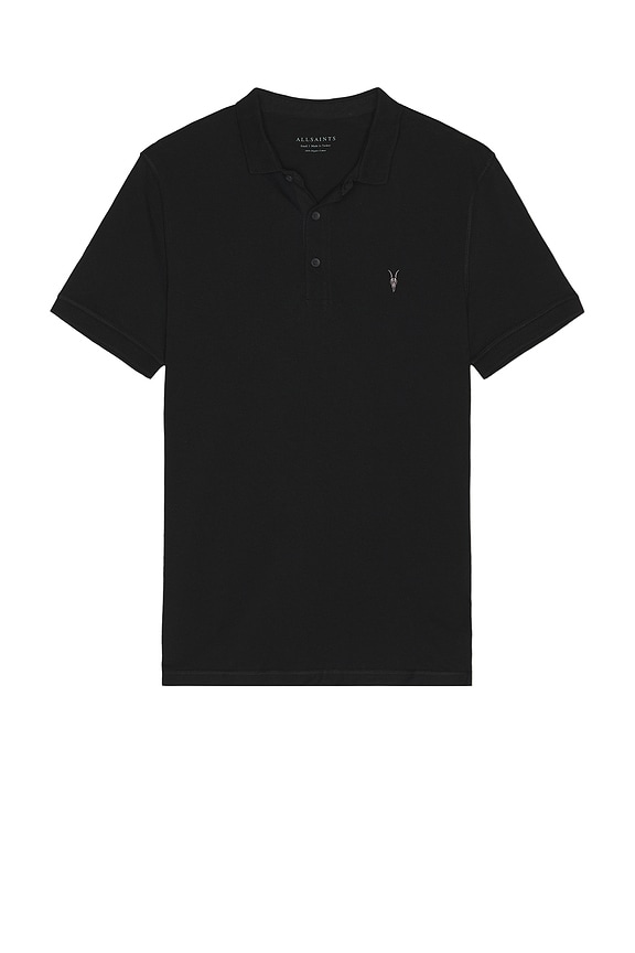 view 2 of 5 Reform Short Sleeve Polo 2 Pac in Black & Cage Brown