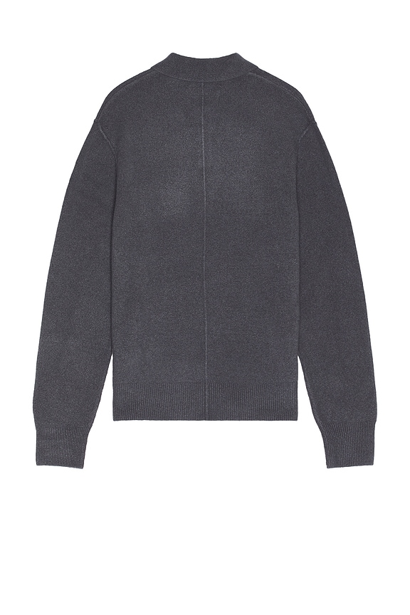 view 2 of 4 Statten Long Sleeve Polo in Smith Blue