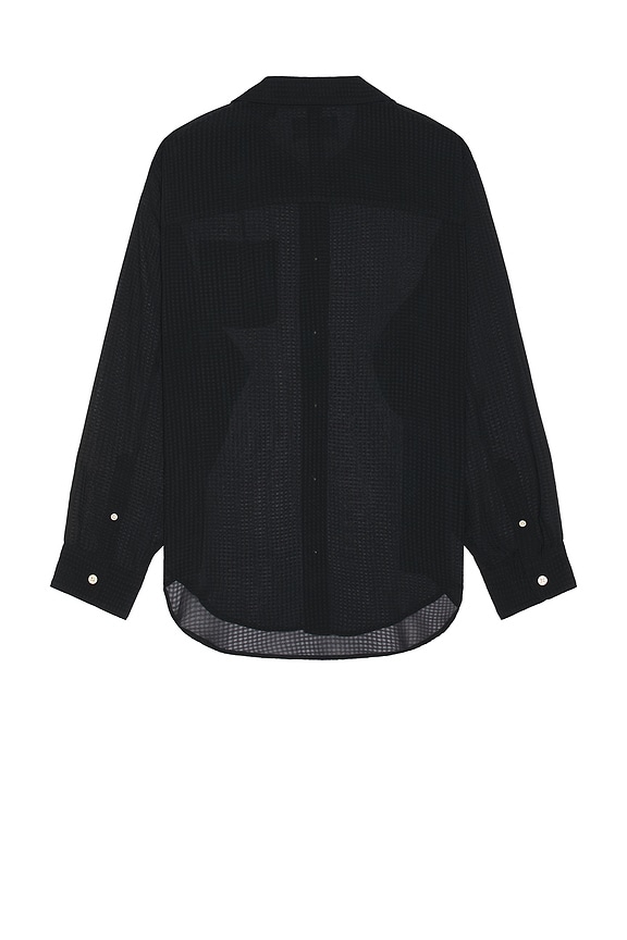 view 2 of 3 Ando Long Sleeve Shirt in Jet Black