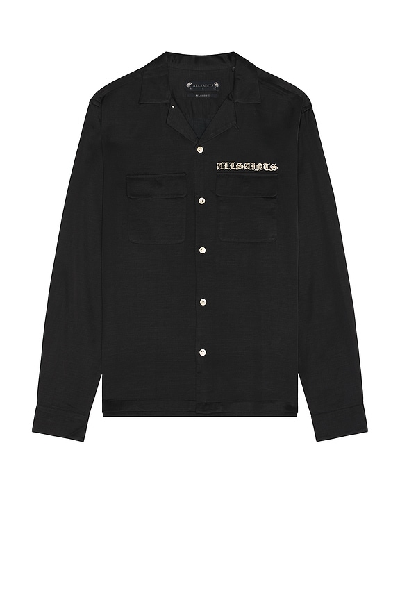 view 2 of 4 РУБАШКА TROYA in Jet Black