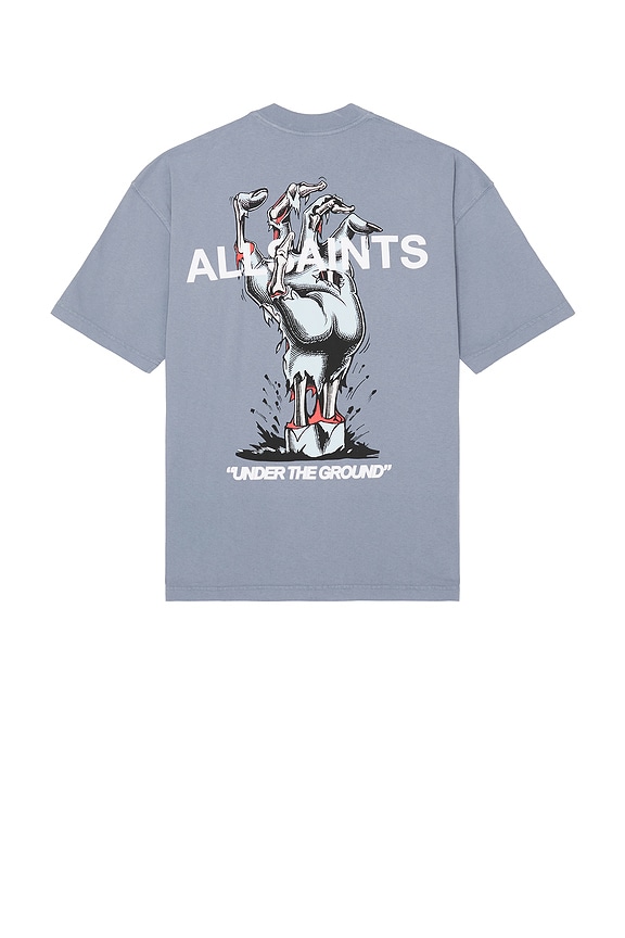 view 1 of 3 Undergang Short Sleeve Crewneck T-shirt in Damson Blue