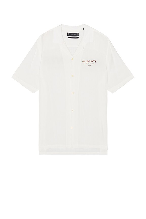 view 2 of 3 Ouija Short Sleeve Shirt in Ecru White