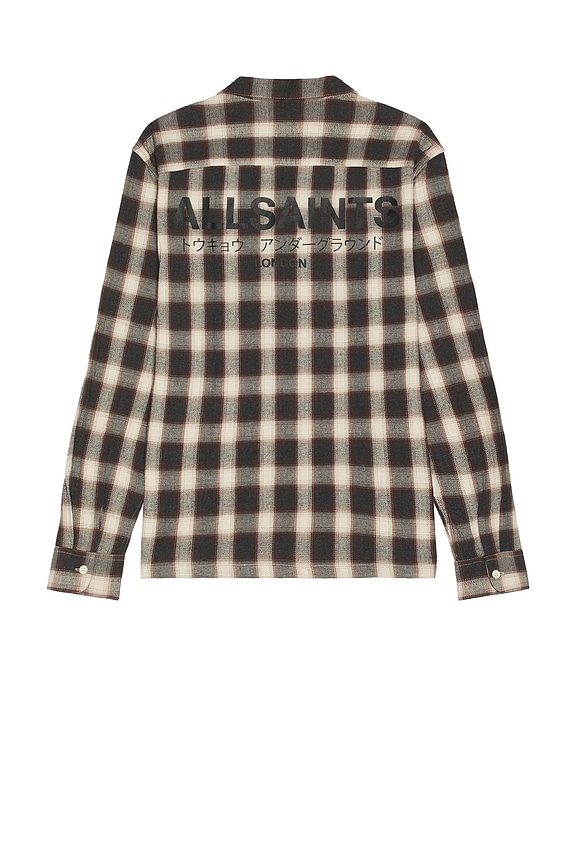 view 1 of 3 Underground Long Sleeve Shirt in Bison Red