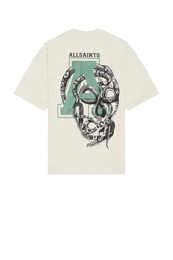 view 1 of 3 Caduceus Crew Neck Tee in Grey Marl