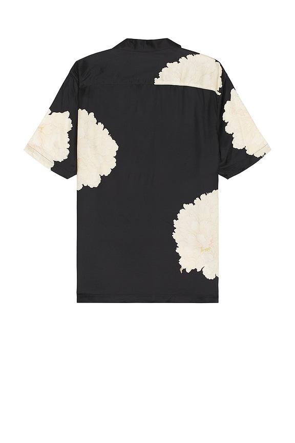 view 2 of 3 Fleur Camp Shirt in Black