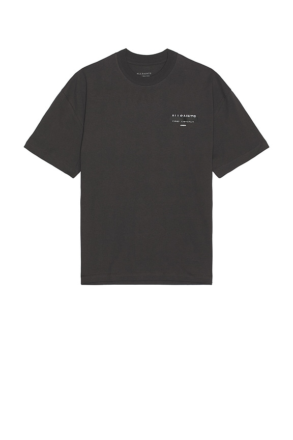 view 2 of 3 Redact Crew Neck Tee in Washed Black