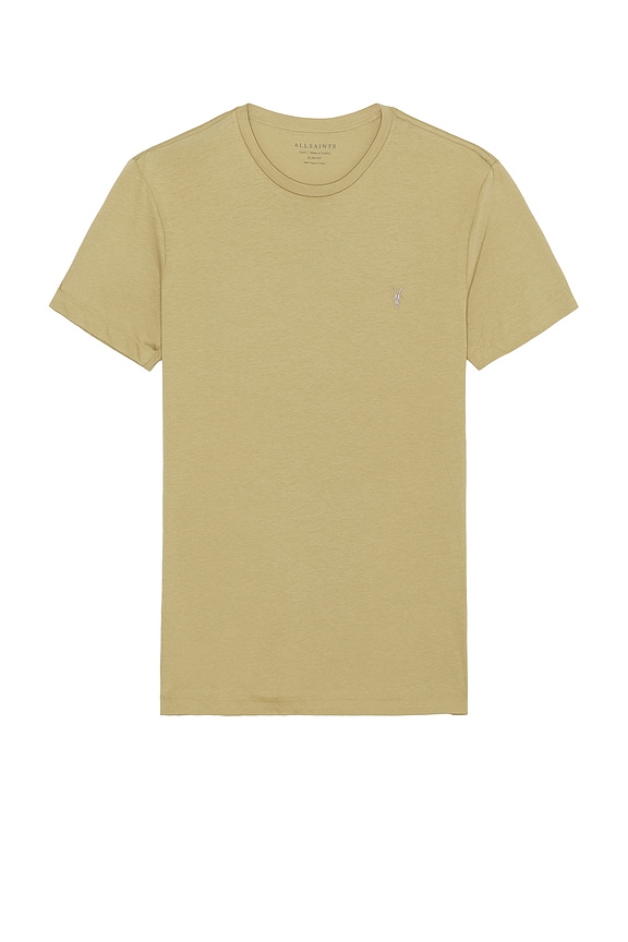 view 2 of 7 Tonic Crew Neck Tee 3 Pack in White, Brown, & Green