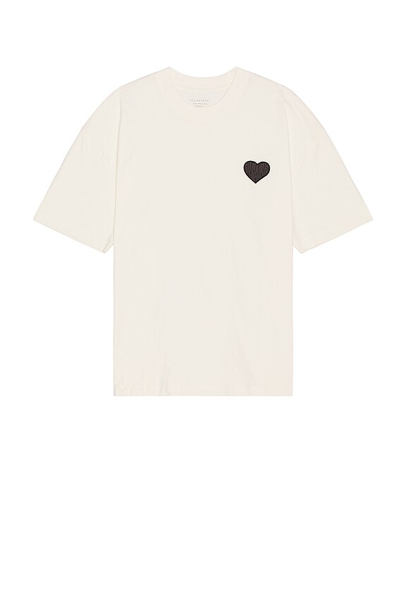 view 2 of 3 Lover Crew Neck Tee in Ashen White