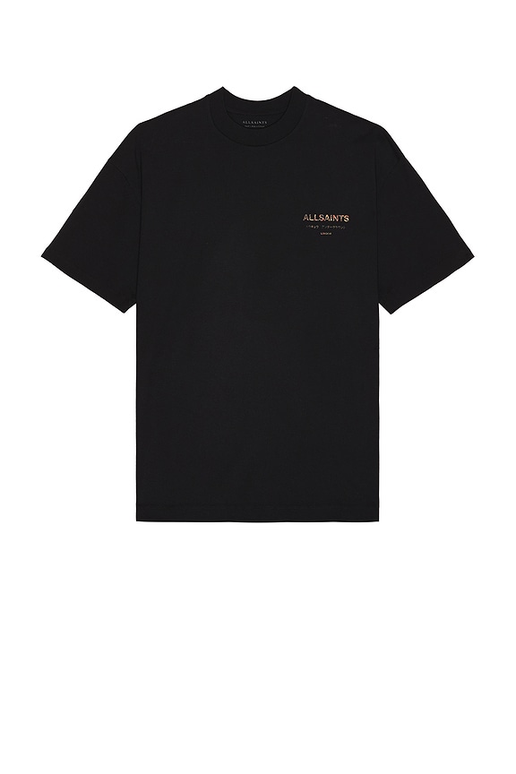 view 2 of 4 CAMISETA CUELLO REDONDO UNDERGROUND in Jet Black & Snake