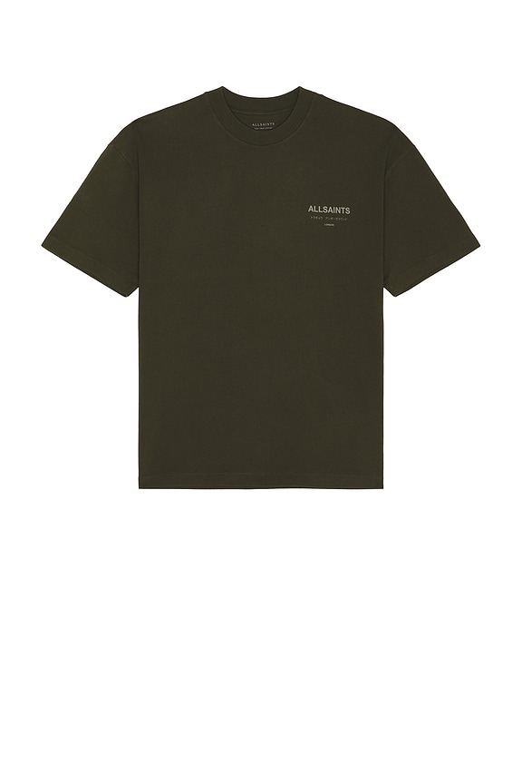 view 2 of 3 МАЙКА С КРУГЛЫМ ВЫРЕЗОМ UNDERGROUND in Kombu Green