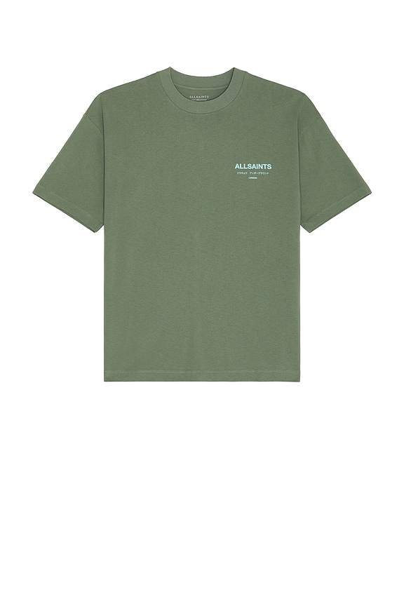 view 2 of 3 CAMISETA CUELLO REDONDO UNDERGROUND in Smokey Green