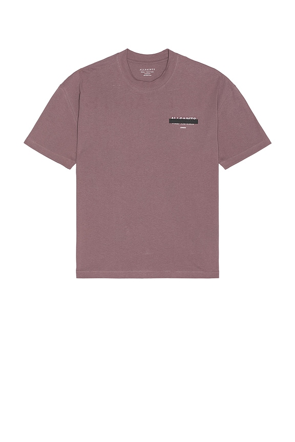 view 2 of 5 Redact Tee in Puce Purple