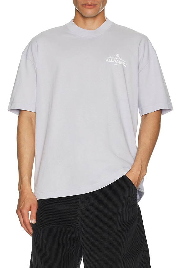 view 3 of 4 Soleil Crew Neck Tee in Shore Blue