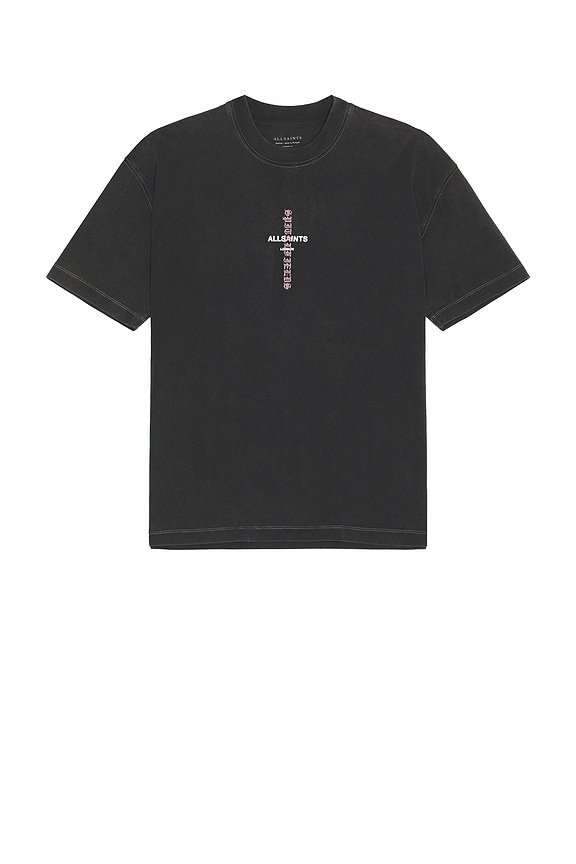view 2 of 5 Knox Crew Neck Tee in Washed Black