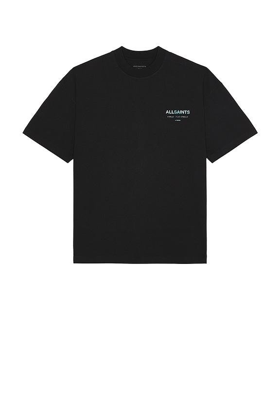 view 2 of 4 ФУТБОЛКА UNDERGROUND in Jet Black & Blue