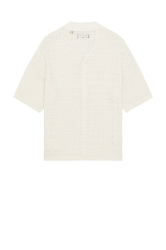 view 2 of 4 LOIRE 반팔 니트 셔츠 in Ecru White