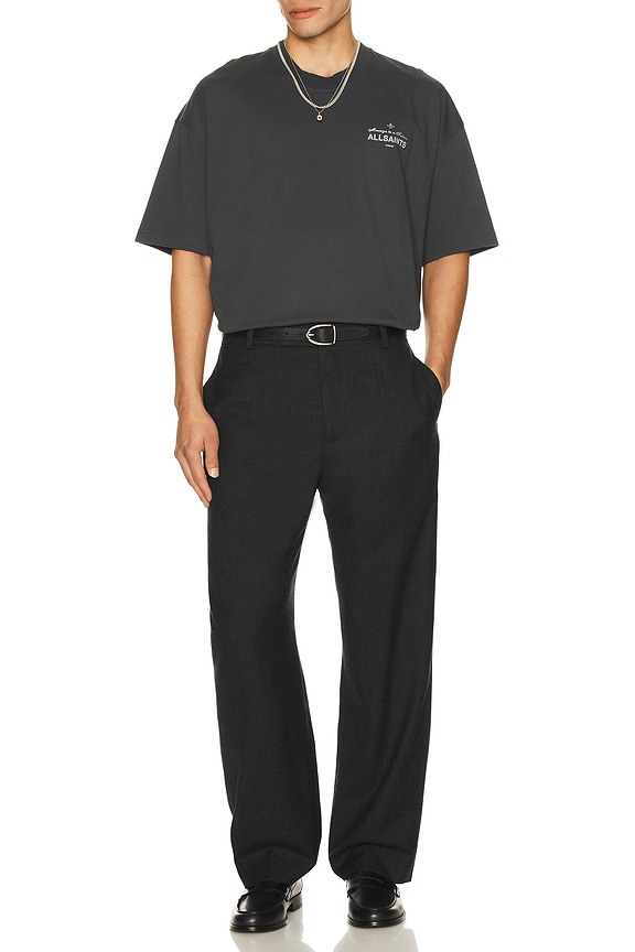 view 2 of 5 Herald Crew Neck Tee in Washed Black