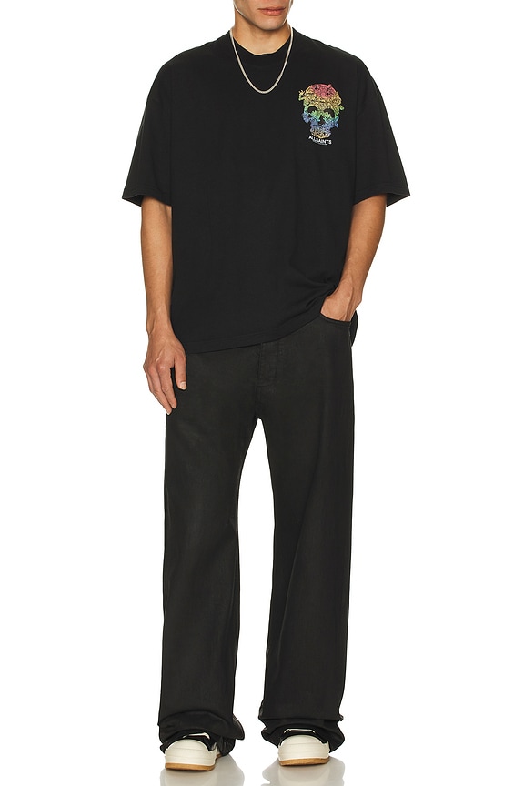 view 2 of 4 Trance Crew Neck Tee in Washed Black