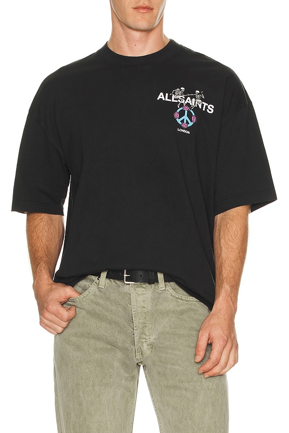 view 2 of 4 CAMISETA REINCARNATE in Washed Black