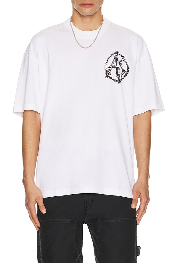 view 2 of 4 Anatomica Crew Tee in Optic White