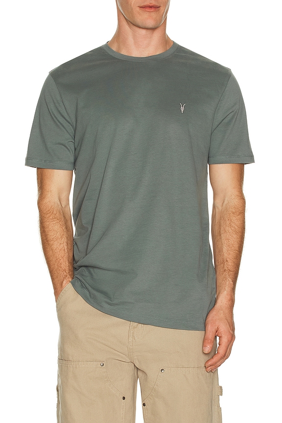 view 2 of 6 Brace Crew 3 Pack Tee in Green, Nordic, & White