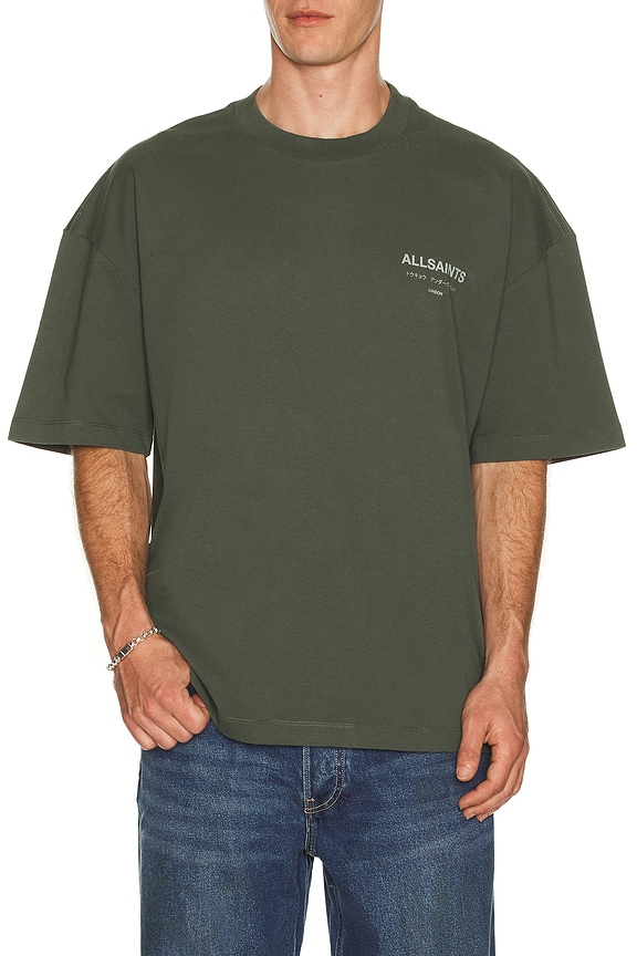 view 2 of 4 Underground Tee in Garnet Green