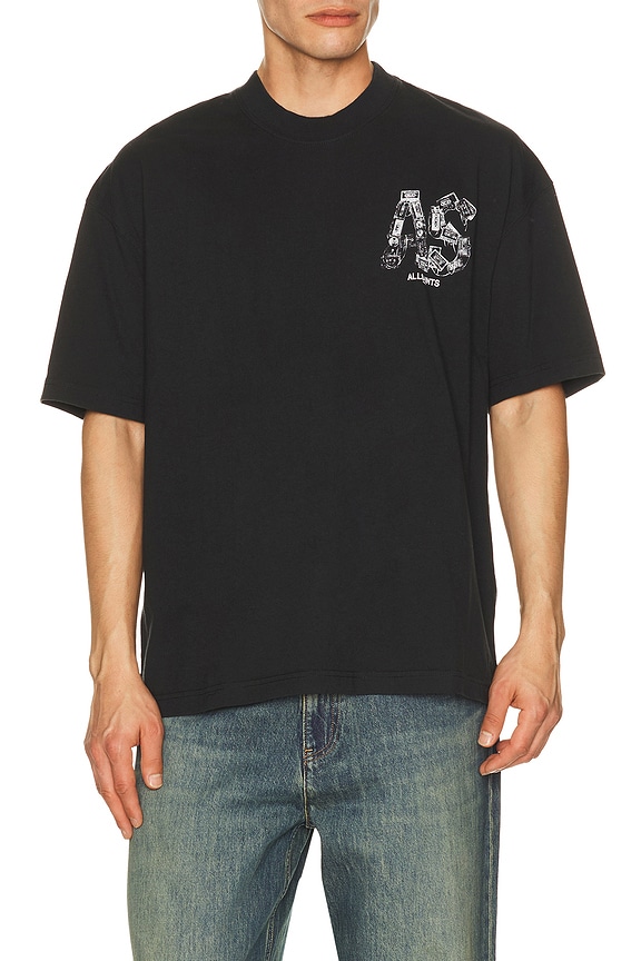 view 2 of 4 Mixtape Crew Tee in Jet Black