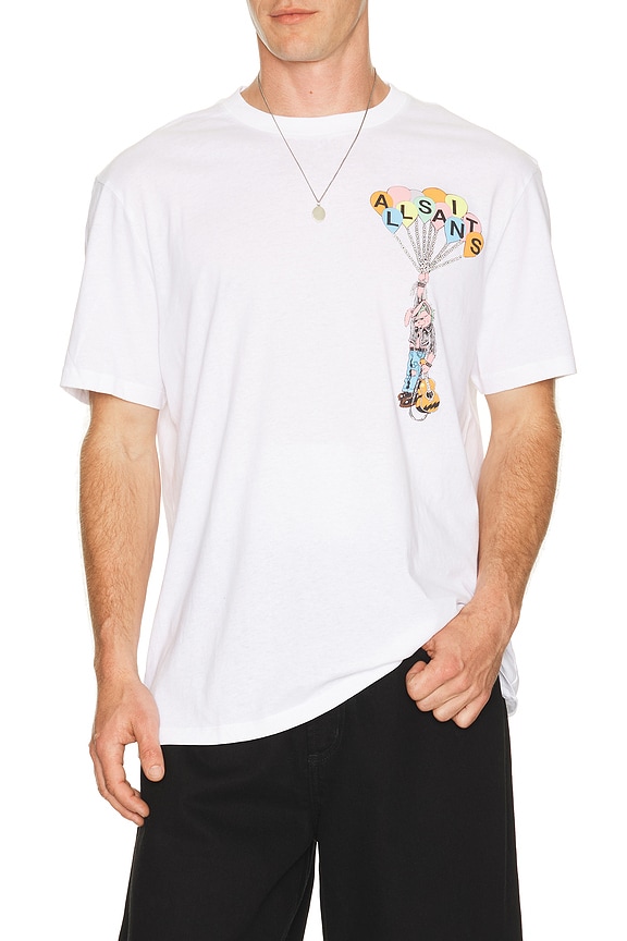 view 2 of 4 Lofty Short Sleeve Crew in Optic White in Ashen White