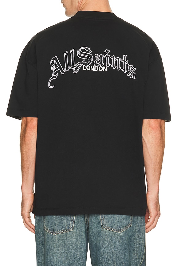 view 1 of 5 Descent Tee in Washed Black