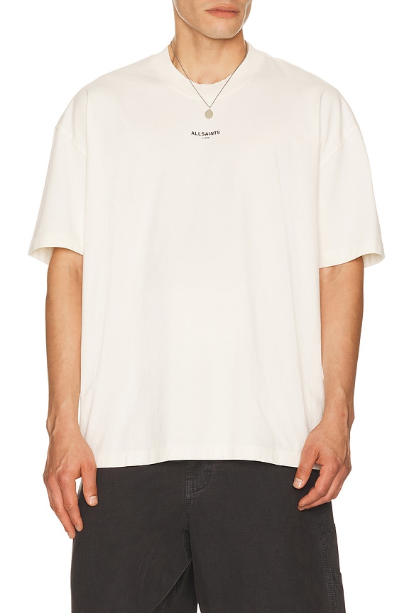 view 1 of 4 Mikro Crew Tee in Ashen White