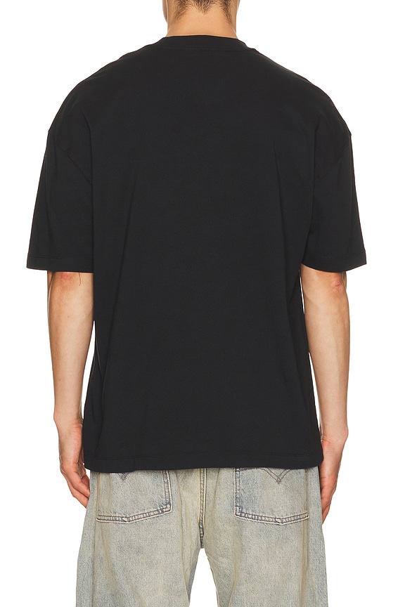 view 2 of 4 Mikro Crew Tee in Washed Black